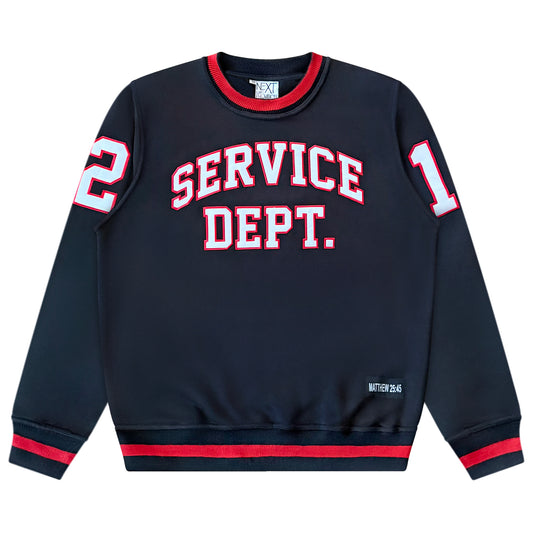 Service Dept Varsity Sweatshirt