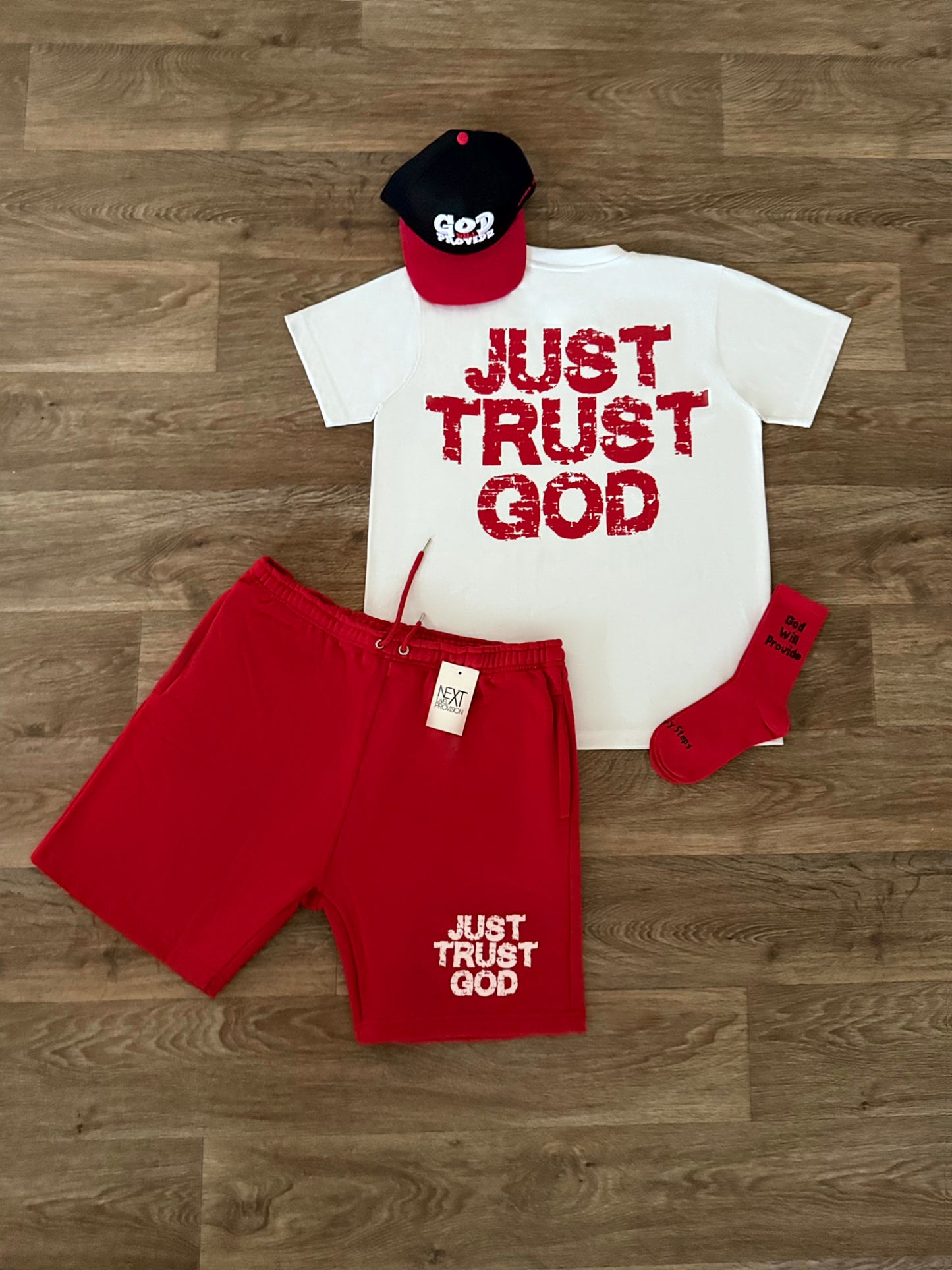 Red Letter Just Trust God Tee