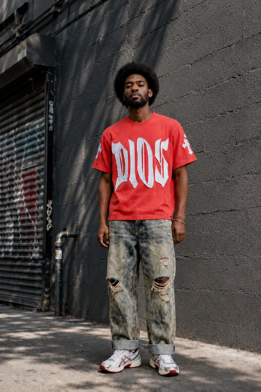 Red "BIG GOD" Tee