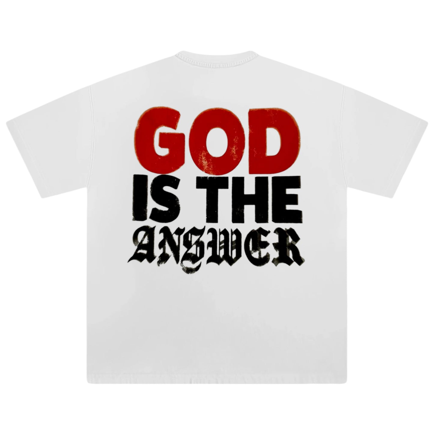 Oversized God Is The Answer Tee