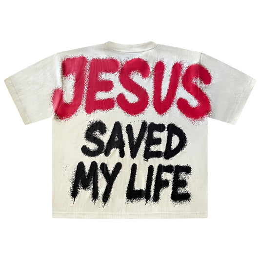 Oversized Jesus Saved My Life Tee