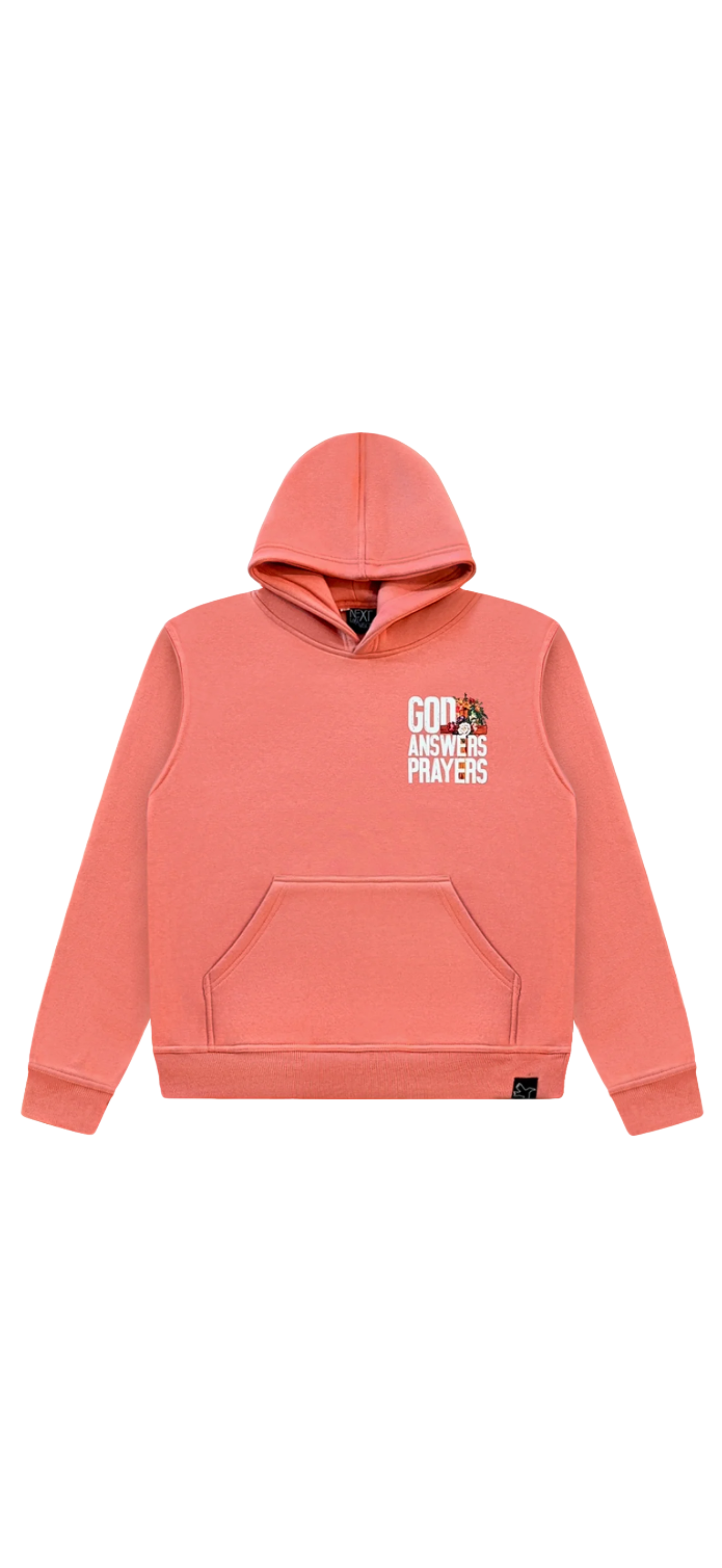 Peach God Answers Prayers Hoodie
