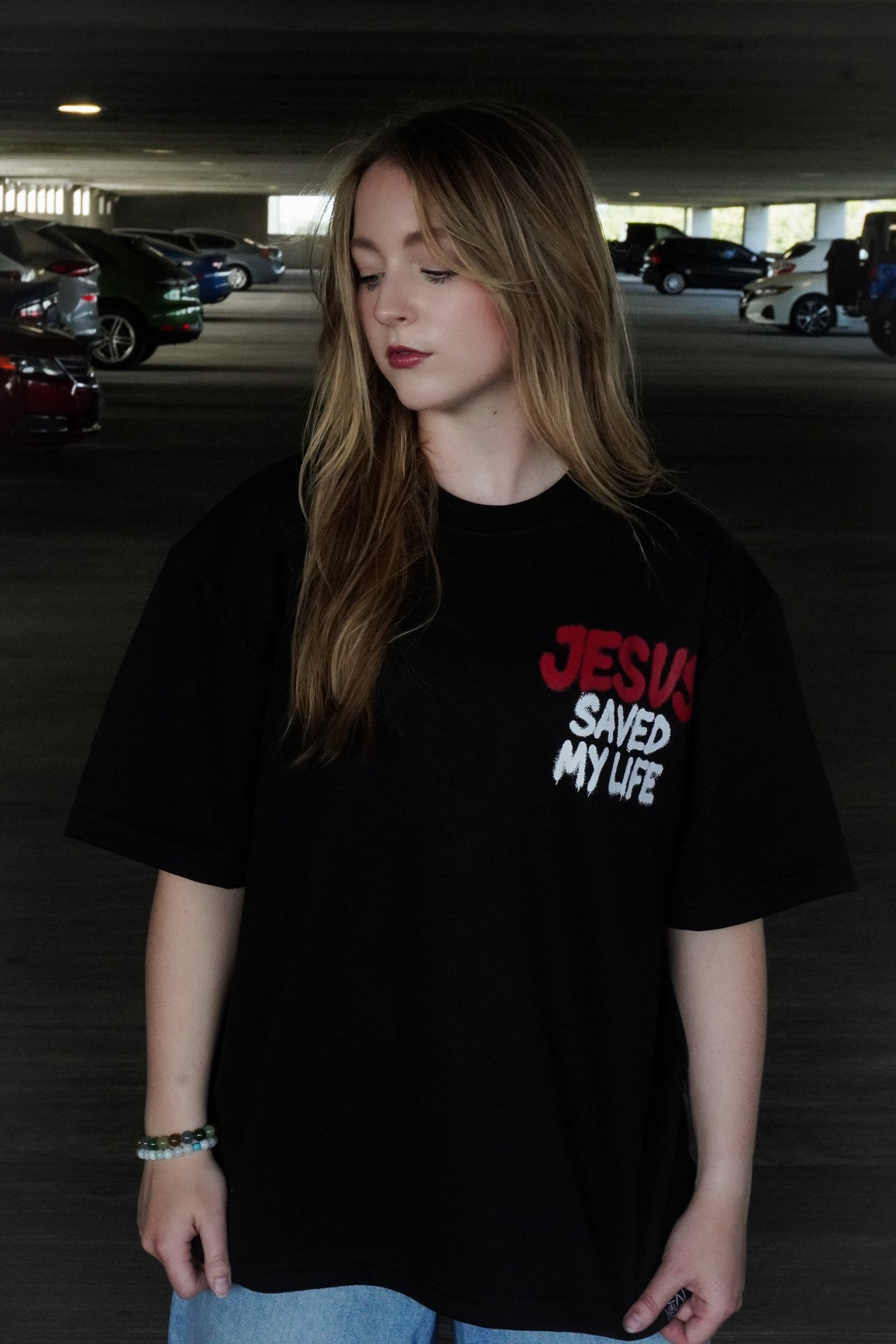 Black Jesus Saved My Life Tee