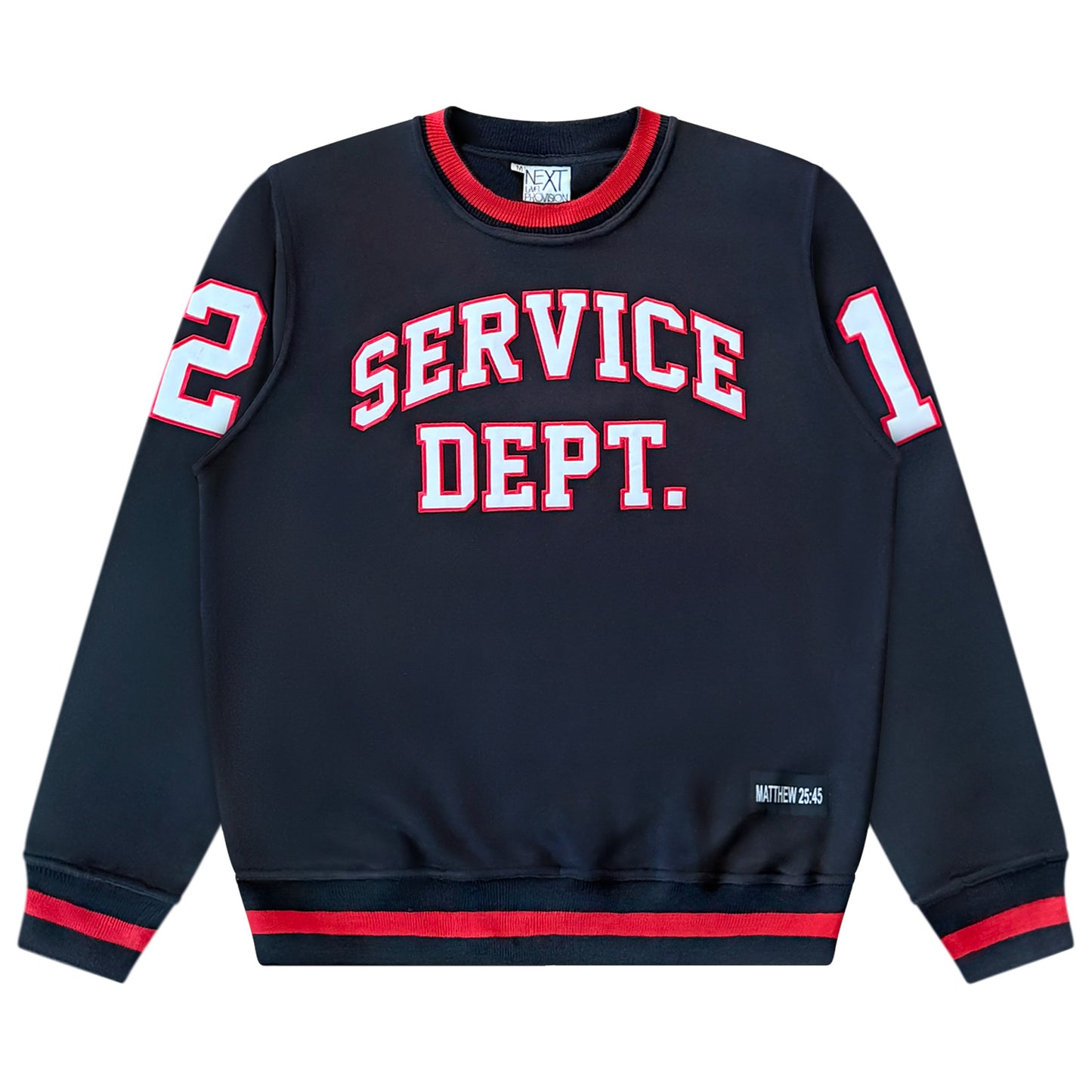 Service Dept Varsity Sweatshirt