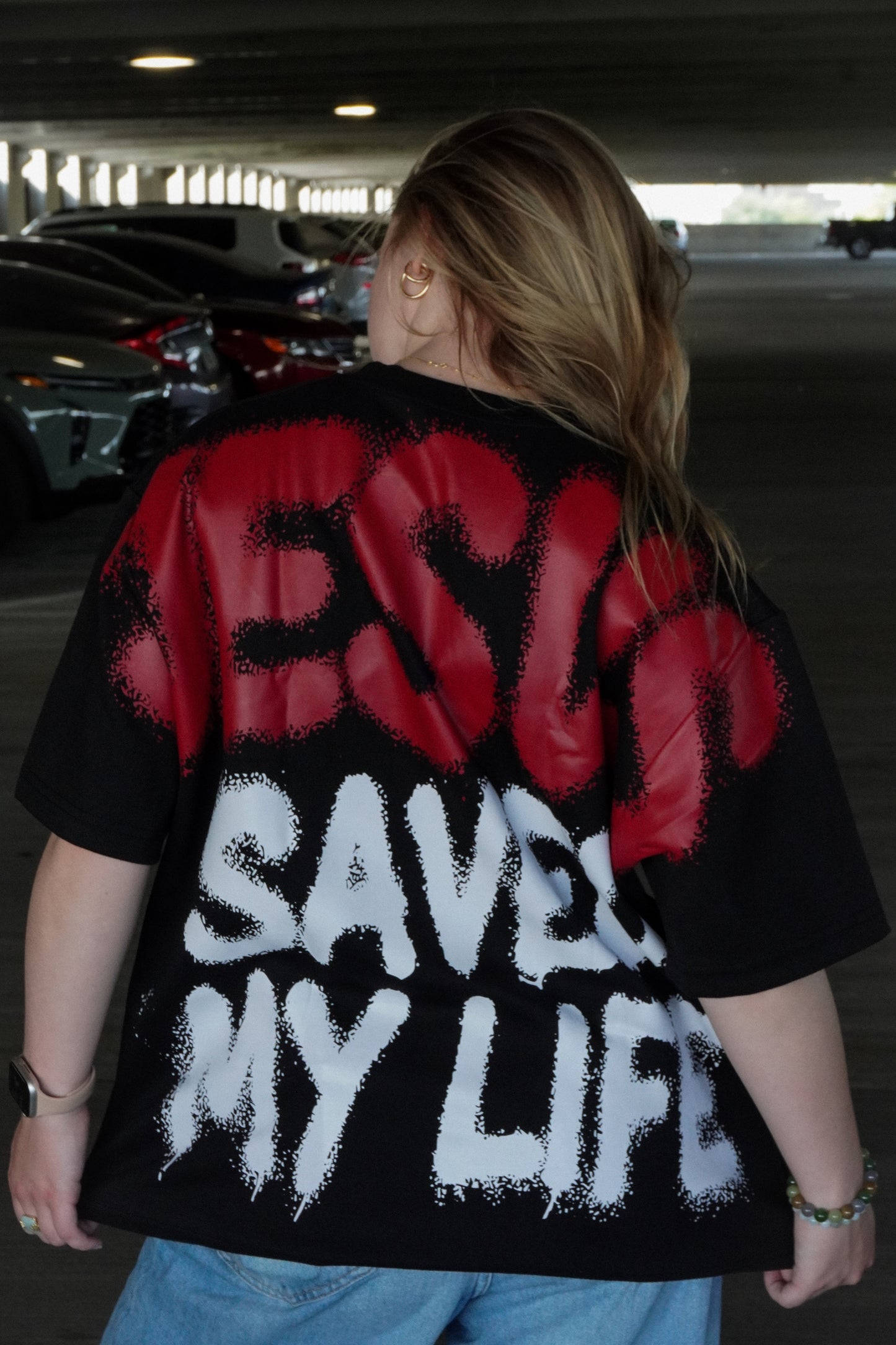 Black Jesus Saved My Life Tee