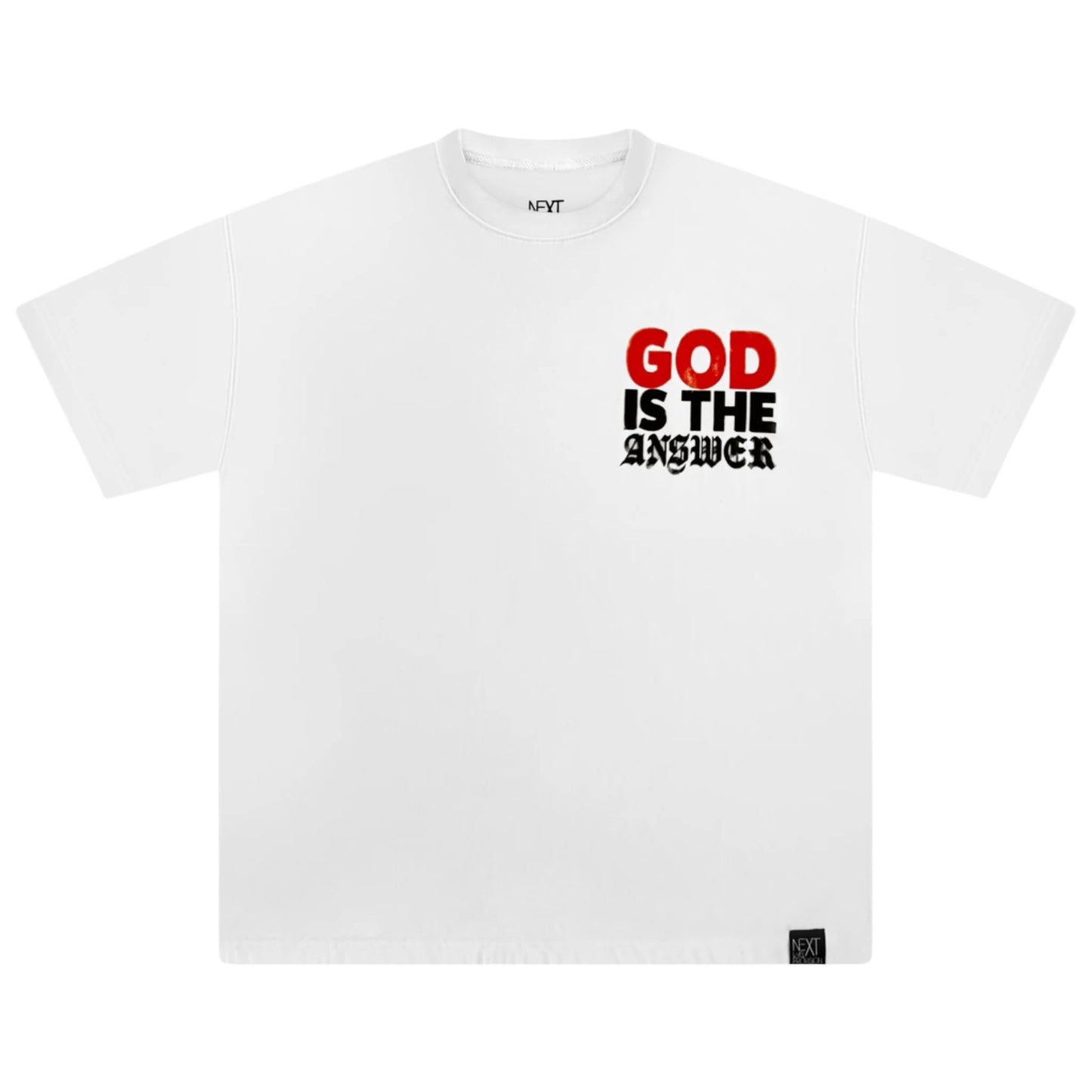 Oversized God Is The Answer Tee