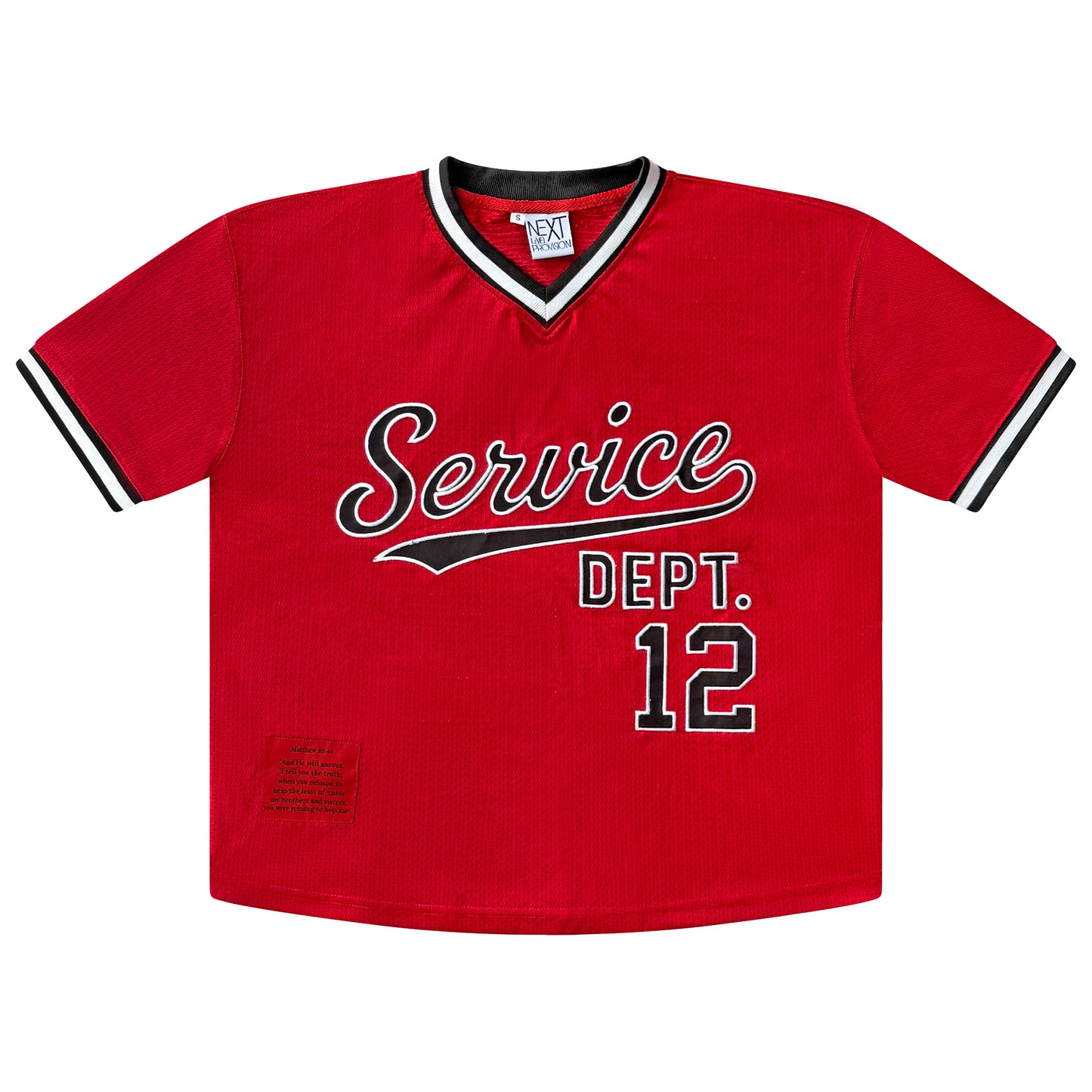 Blood Red "In The Game" Jersey