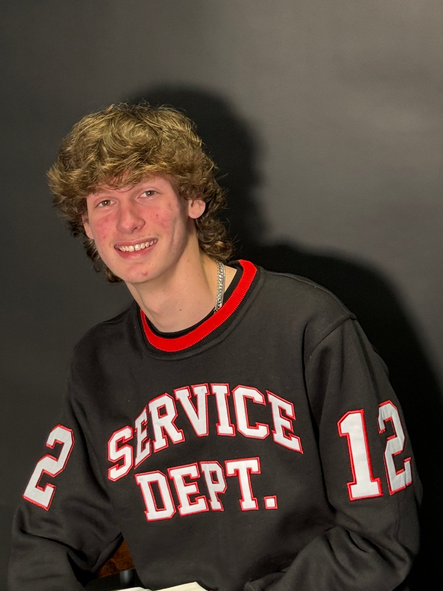Service Dept Varsity Sweatshirt